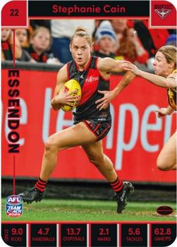 2023 AFLW TeamCoach #22 Stephanie Cain Front